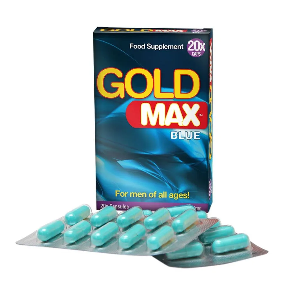 GoldMAX Stimulant For Men Blue 450mg - 20 Pill