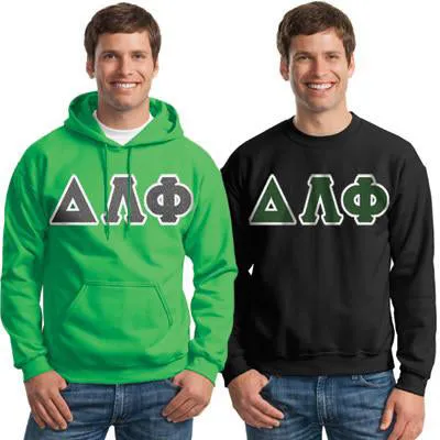 Greek Letter Hoodie and Crewneck Sweatshirt, Package Deal - TWILL