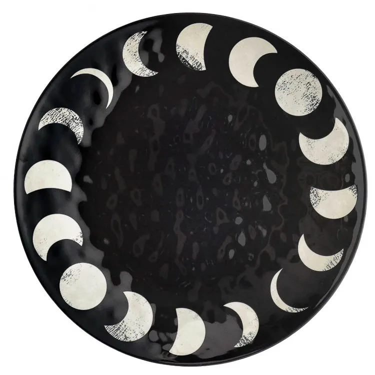 Halloween Classic Black & White Melamine Platter