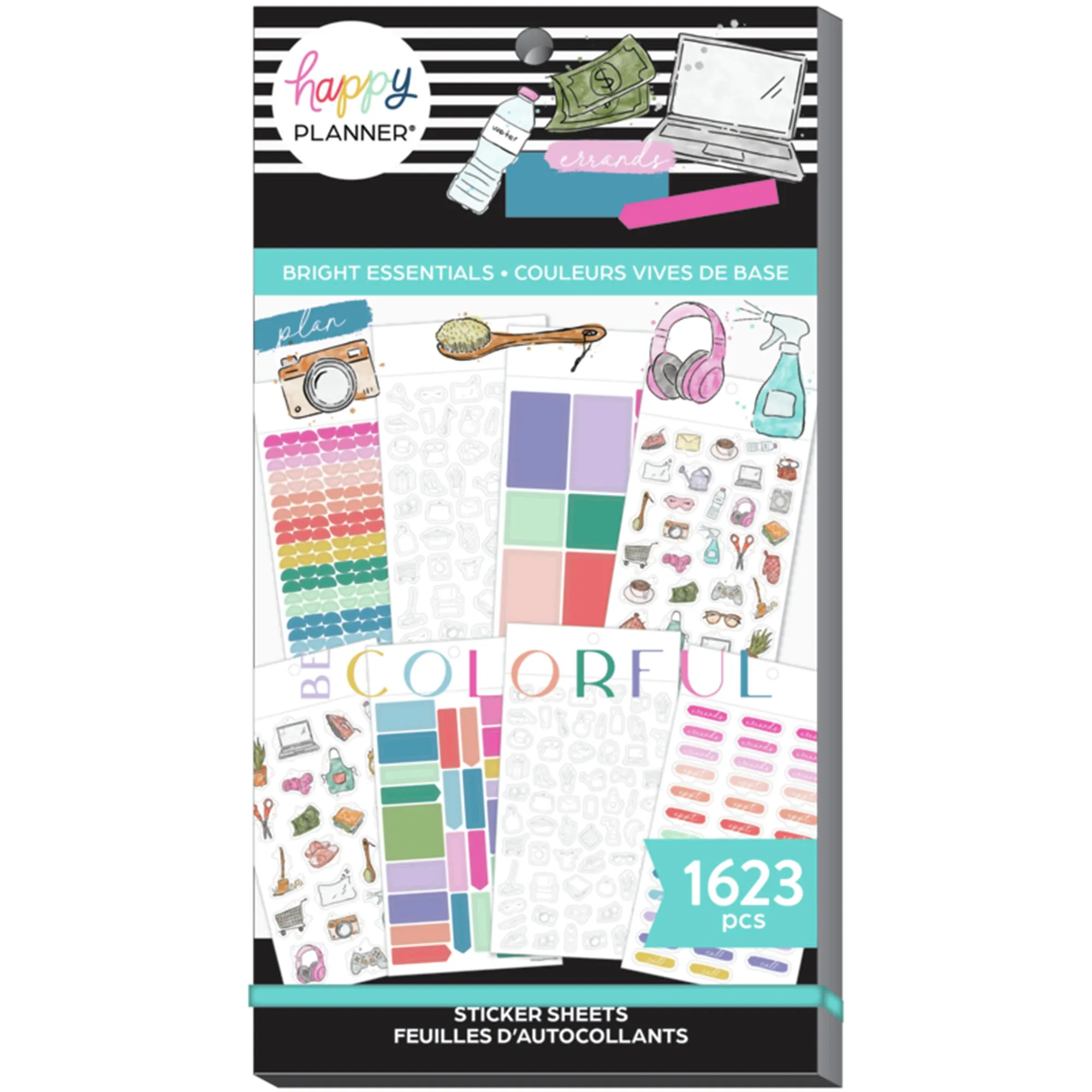 Happy Planner Bright Clear Essentials Sticker Book Value Pack