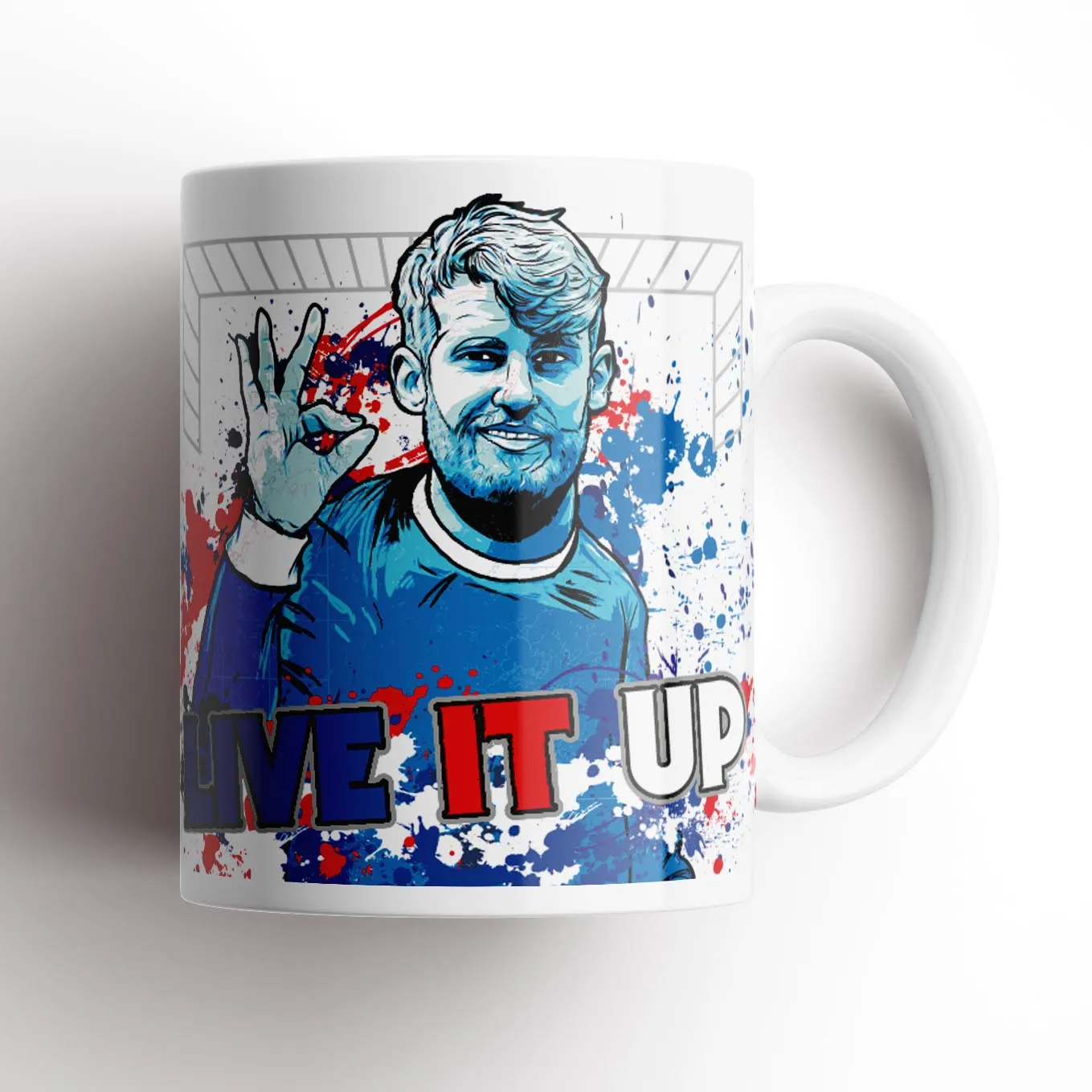 Helander Live It Up Rangers Mug