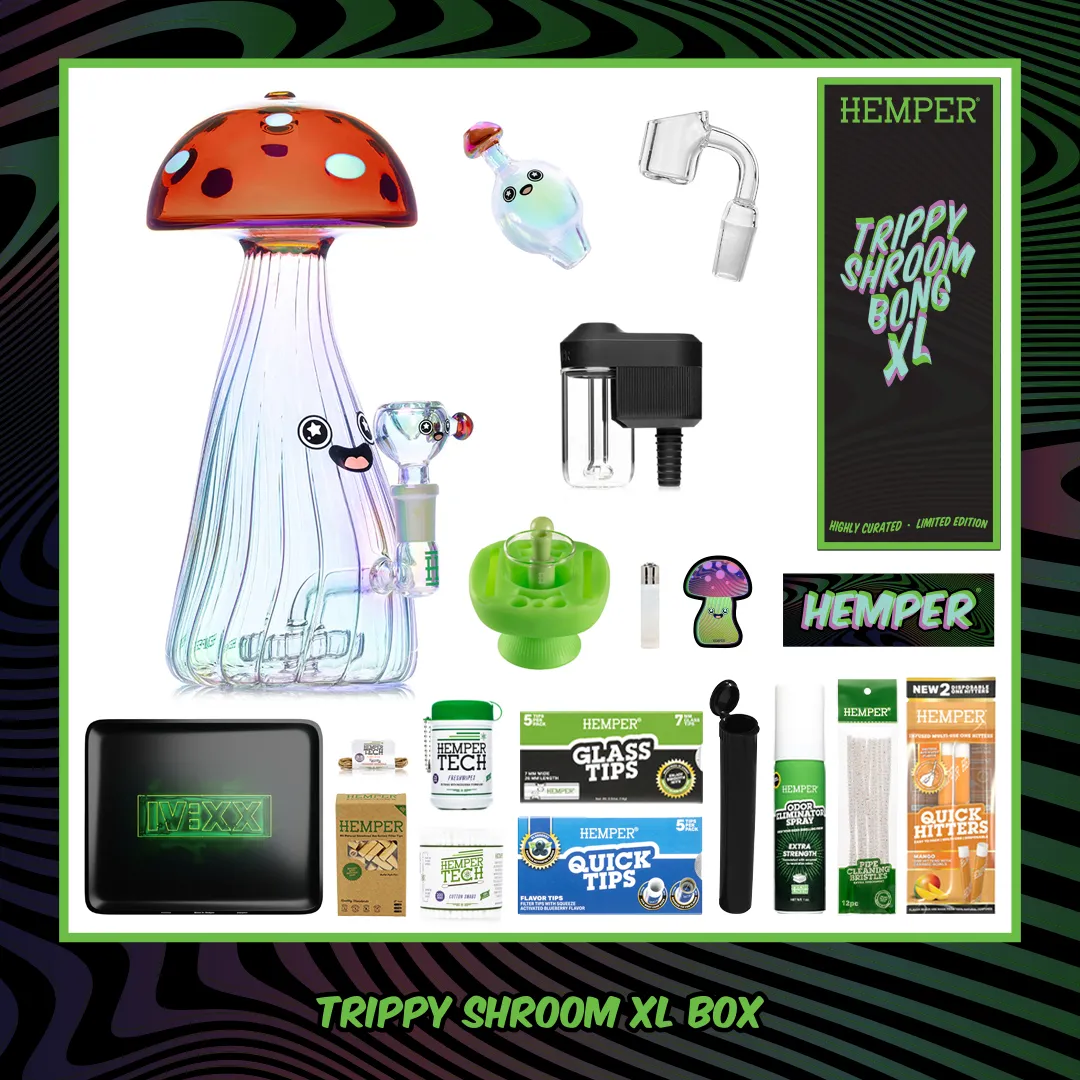 HEMPER - Trippy Mushroom XL Bong Box