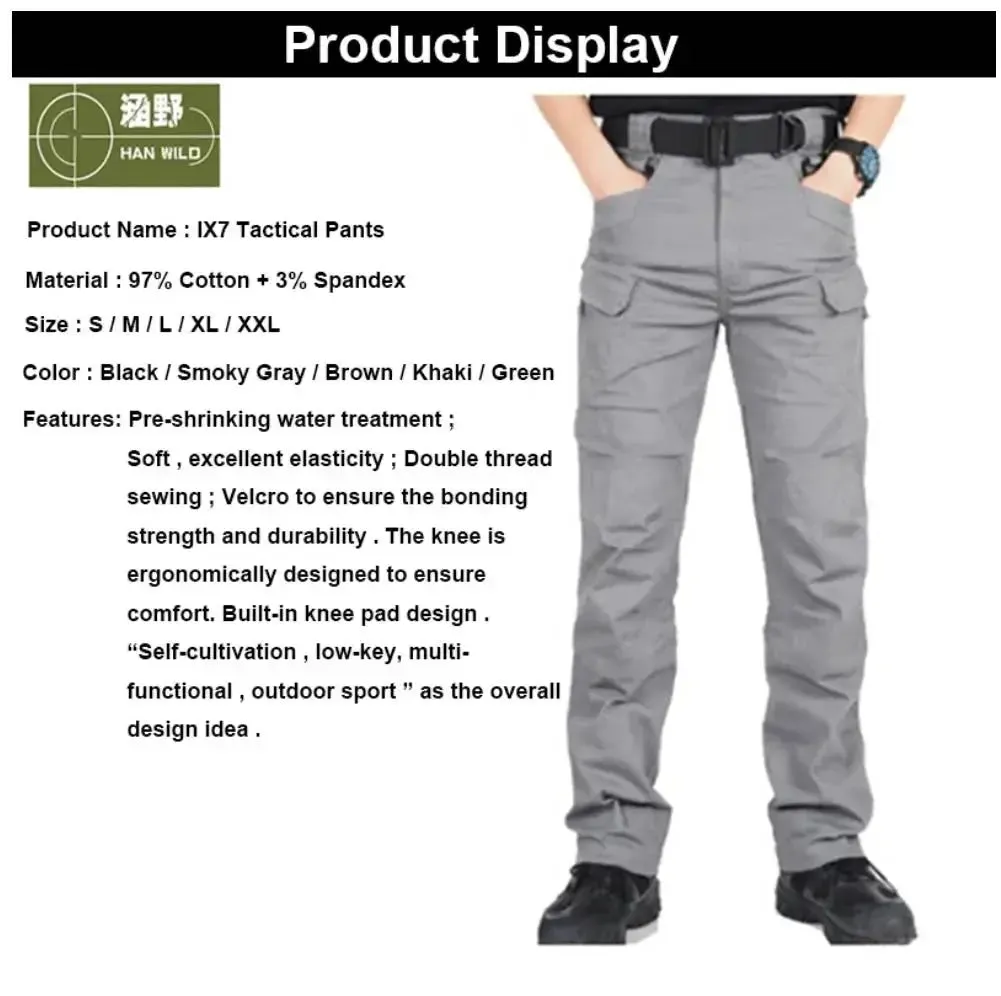 High Elastic IX7 Cargo Pants