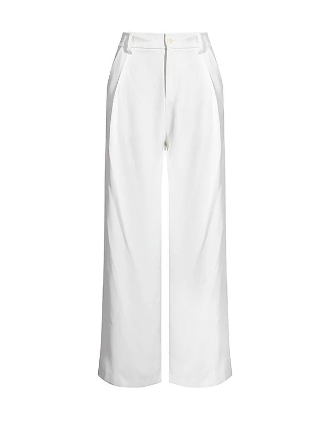 High Waisted Wide Laced Ankle Pants