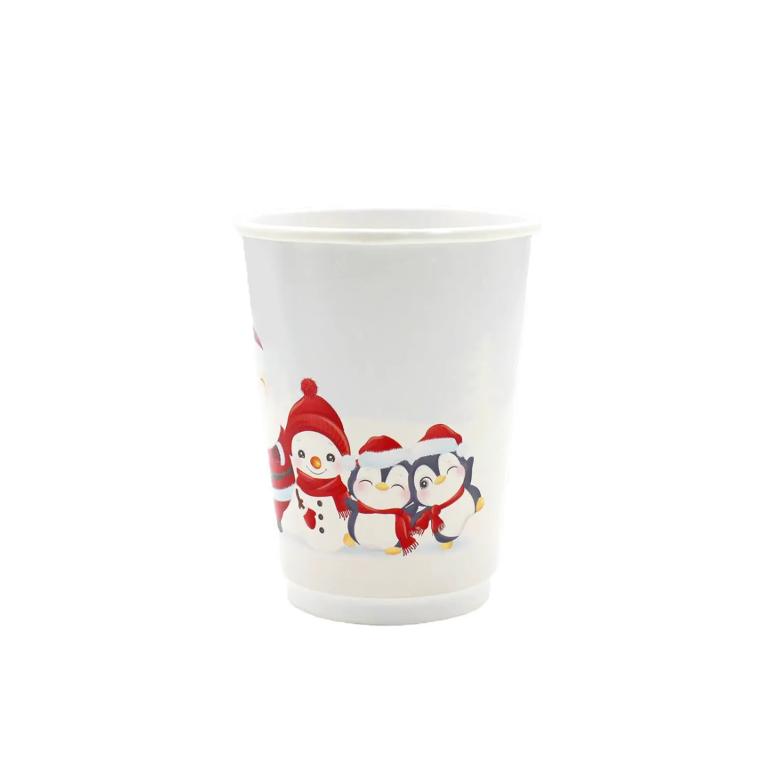 Ho Ho Ho White Christmas Cup 8oz 500pk