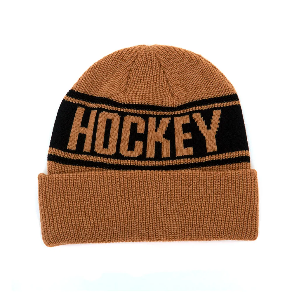 Hockey Stripe Beanie (Mustard)