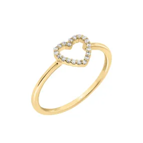 Hollow Heart Ring