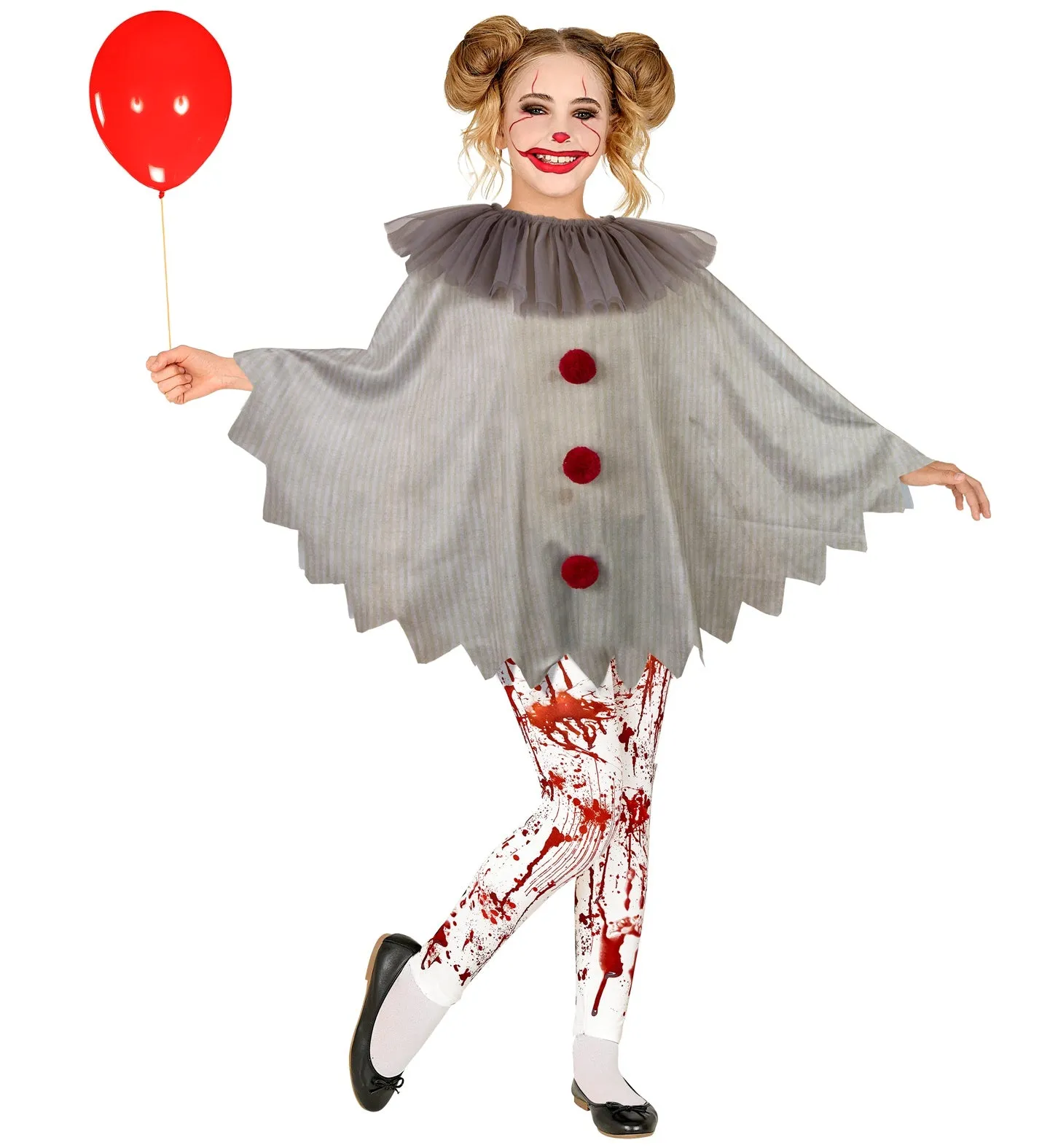 Horror Clown IT Poncho Child's