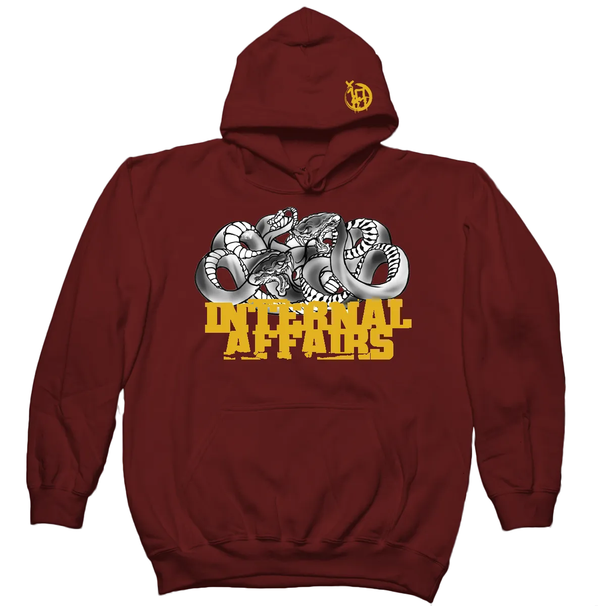 Internal Affairs "Snakes" Maroon Sweatshirt