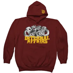 Internal Affairs "Snakes" Maroon Sweatshirt