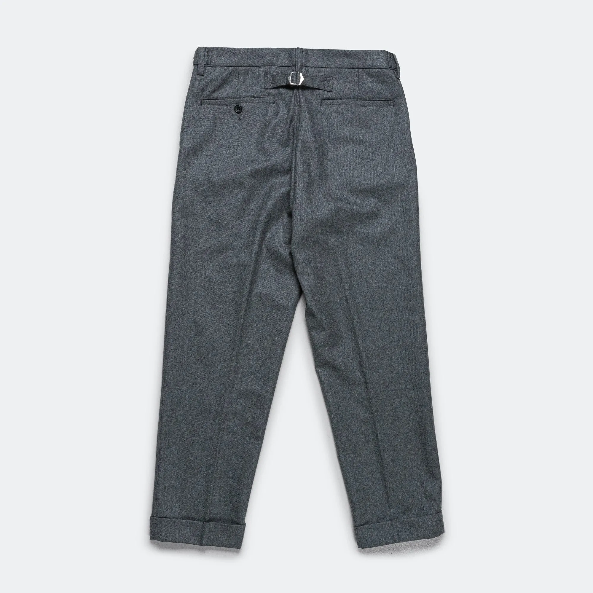 IVY Trousers Ankle-Cut Flannel - Grey