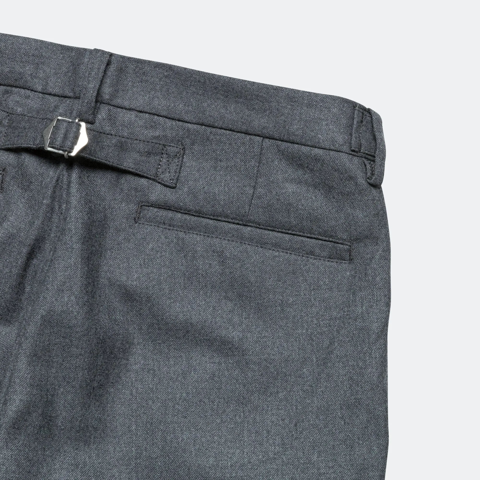 IVY Trousers Ankle-Cut Flannel - Grey