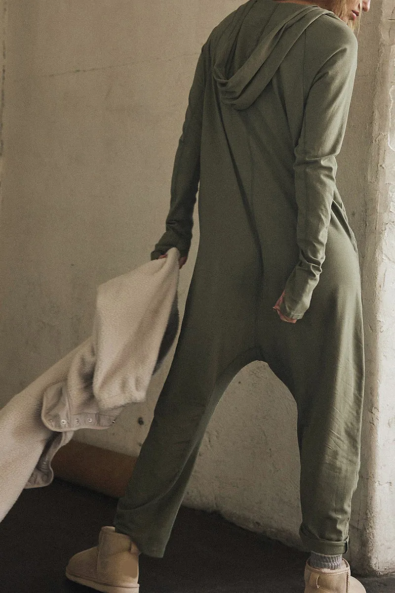 JS3212 Long Sleeve Baggy Jumpsuits