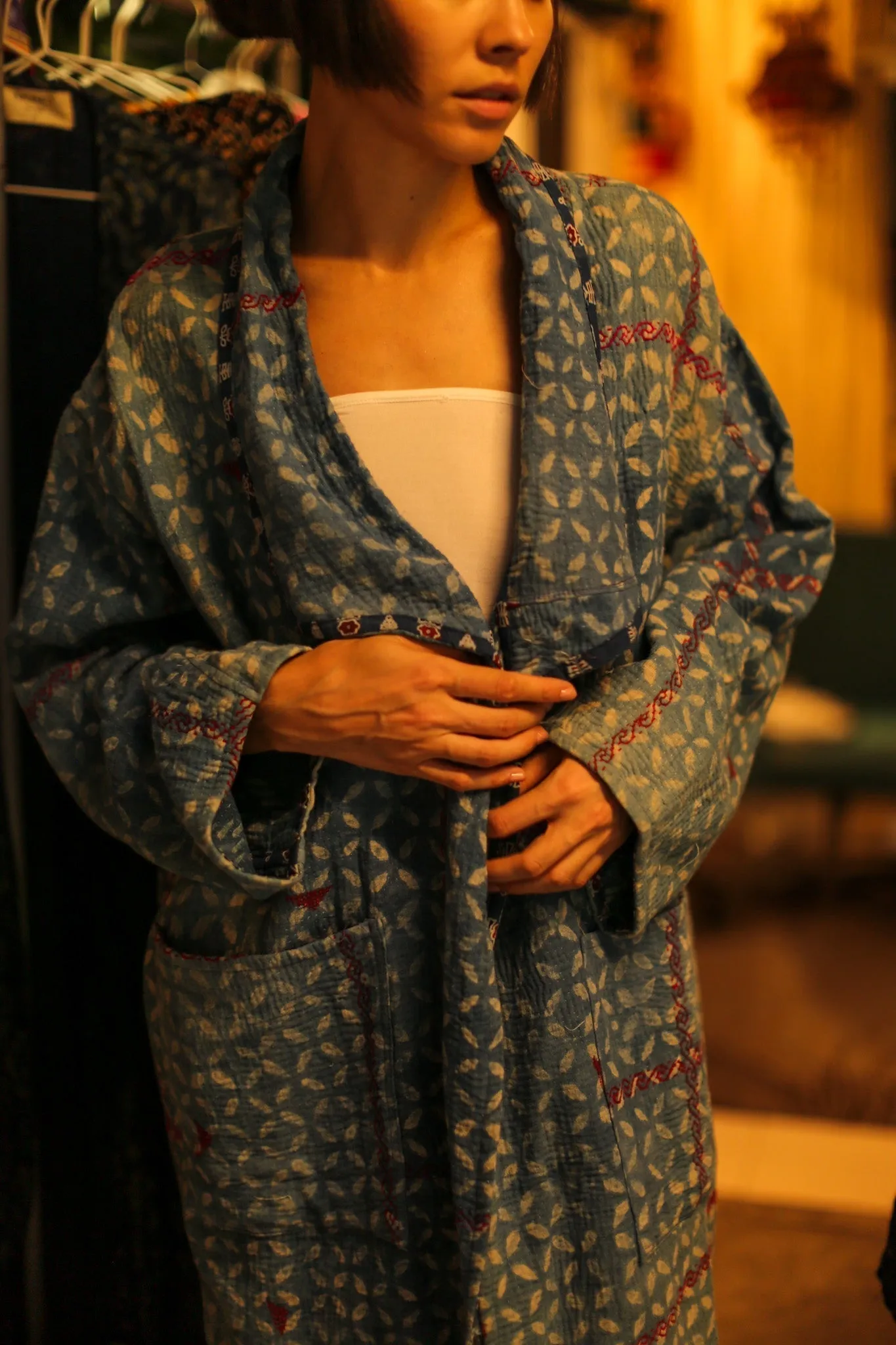 KANTHA JACKET COAT DUSTER GIORGIA