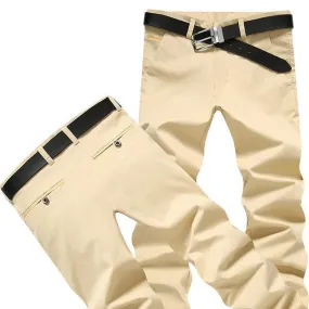 Khaki Casual Pants For Men