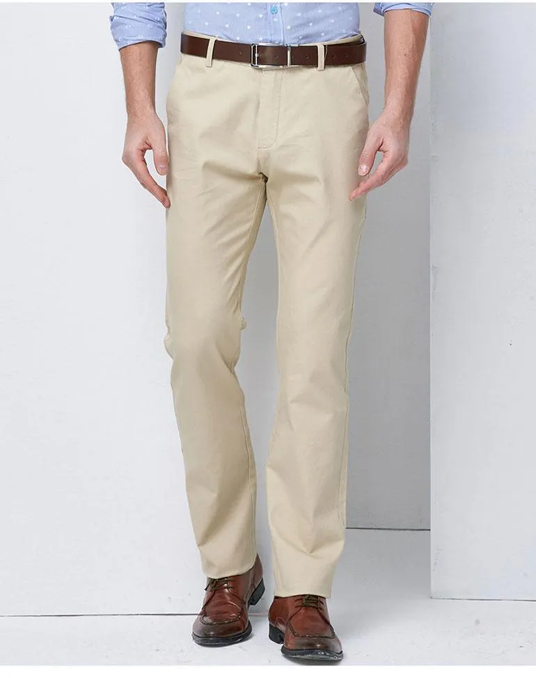 Khaki Casual Pants For Men