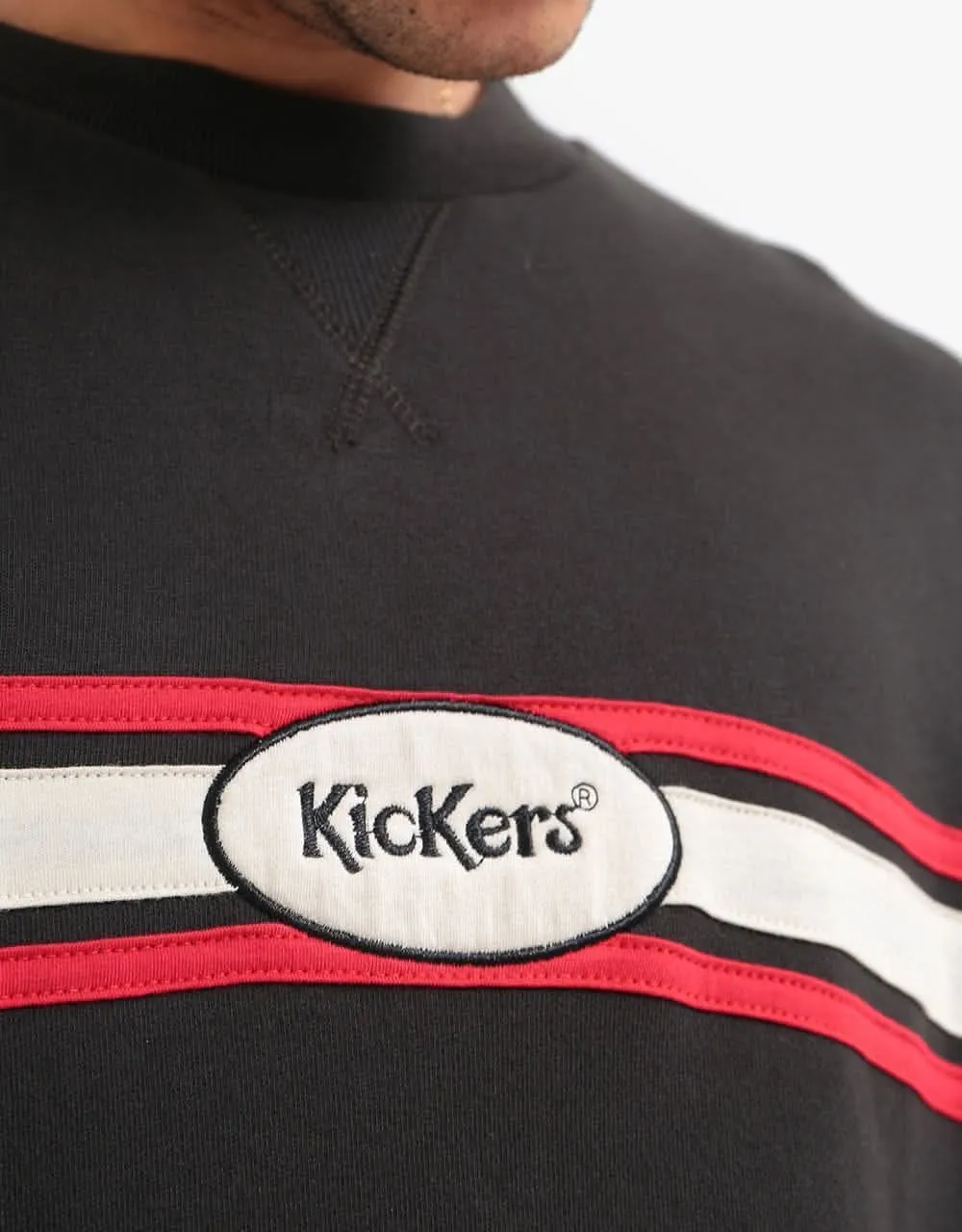 Kickers® Motive Pub Crew Sweatshirt - Black