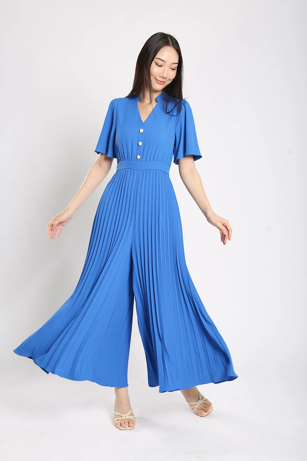 Kristela Jumpsuit in Blue