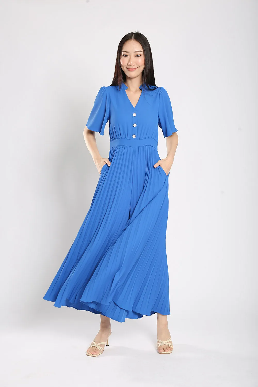 Kristela Jumpsuit in Blue