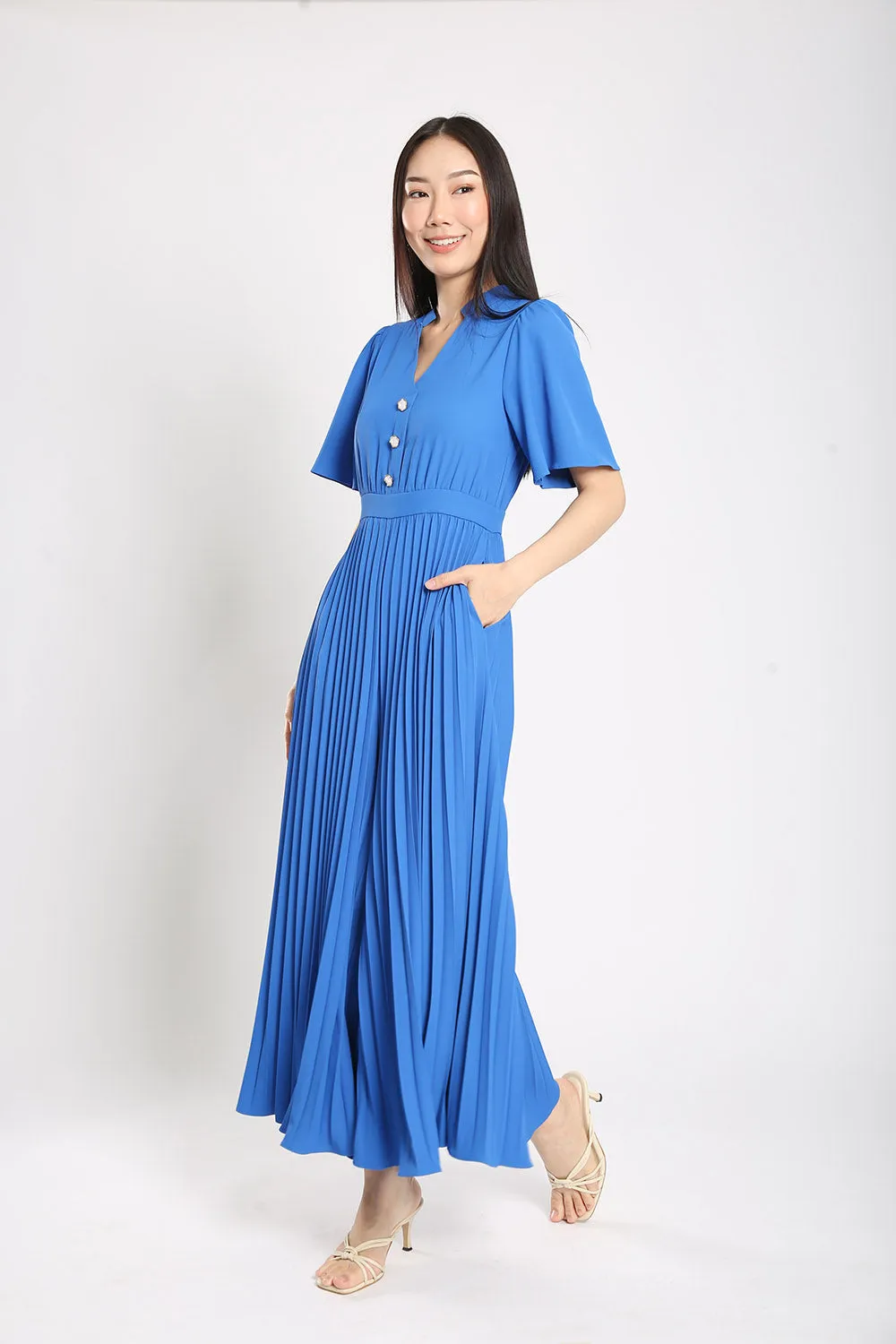 Kristela Jumpsuit in Blue