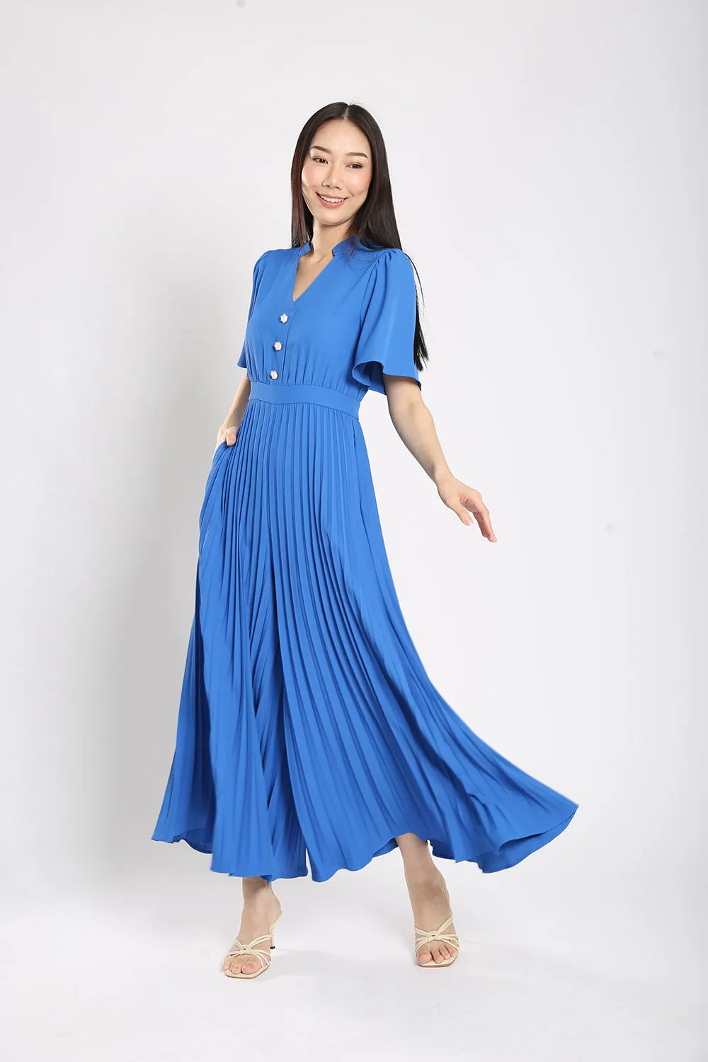 Kristela Jumpsuit in Blue