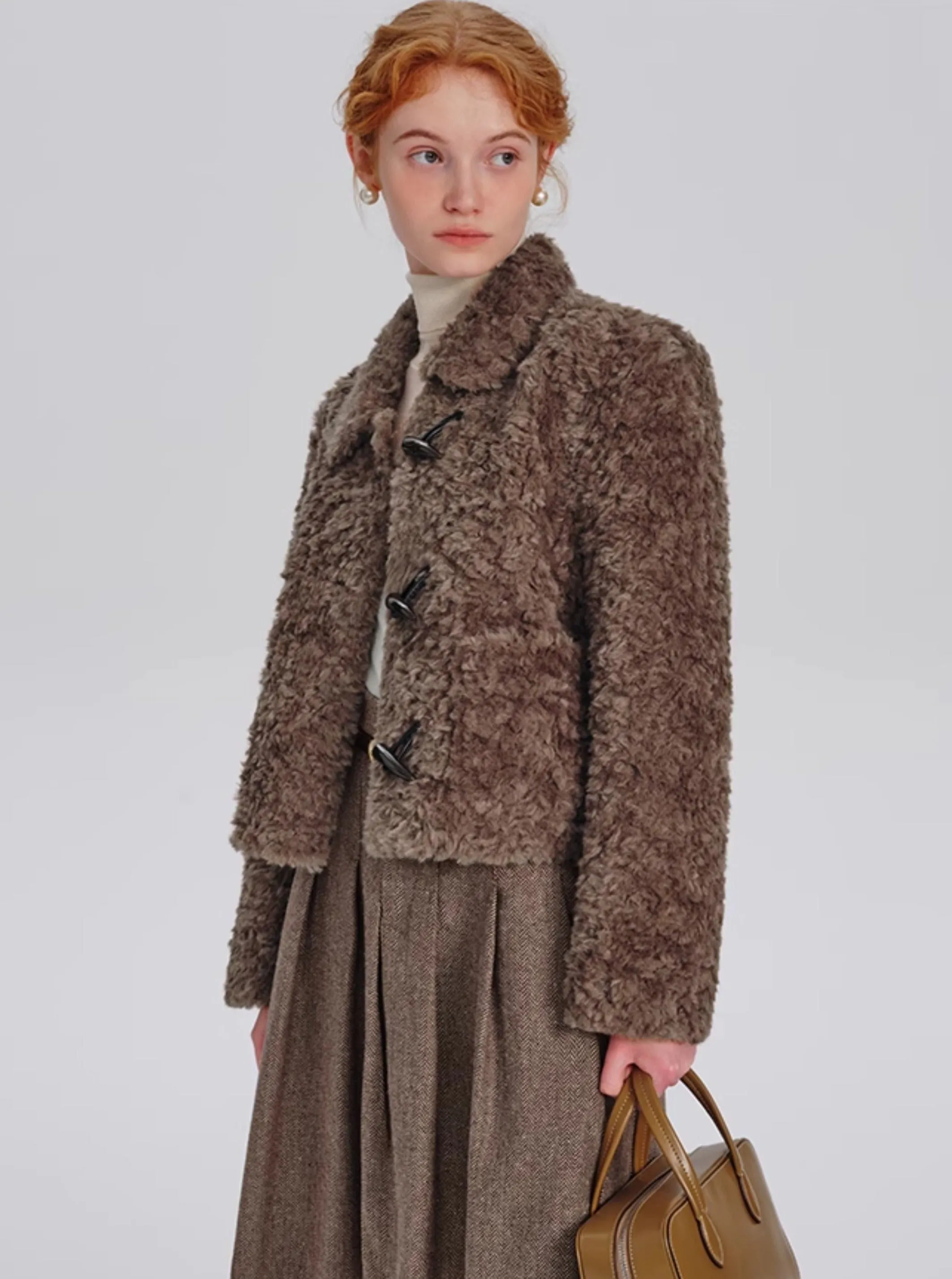 Lamb wool coat