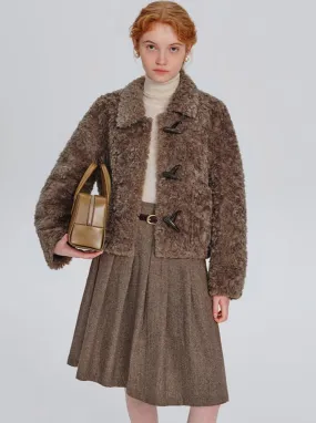 Lamb wool coat