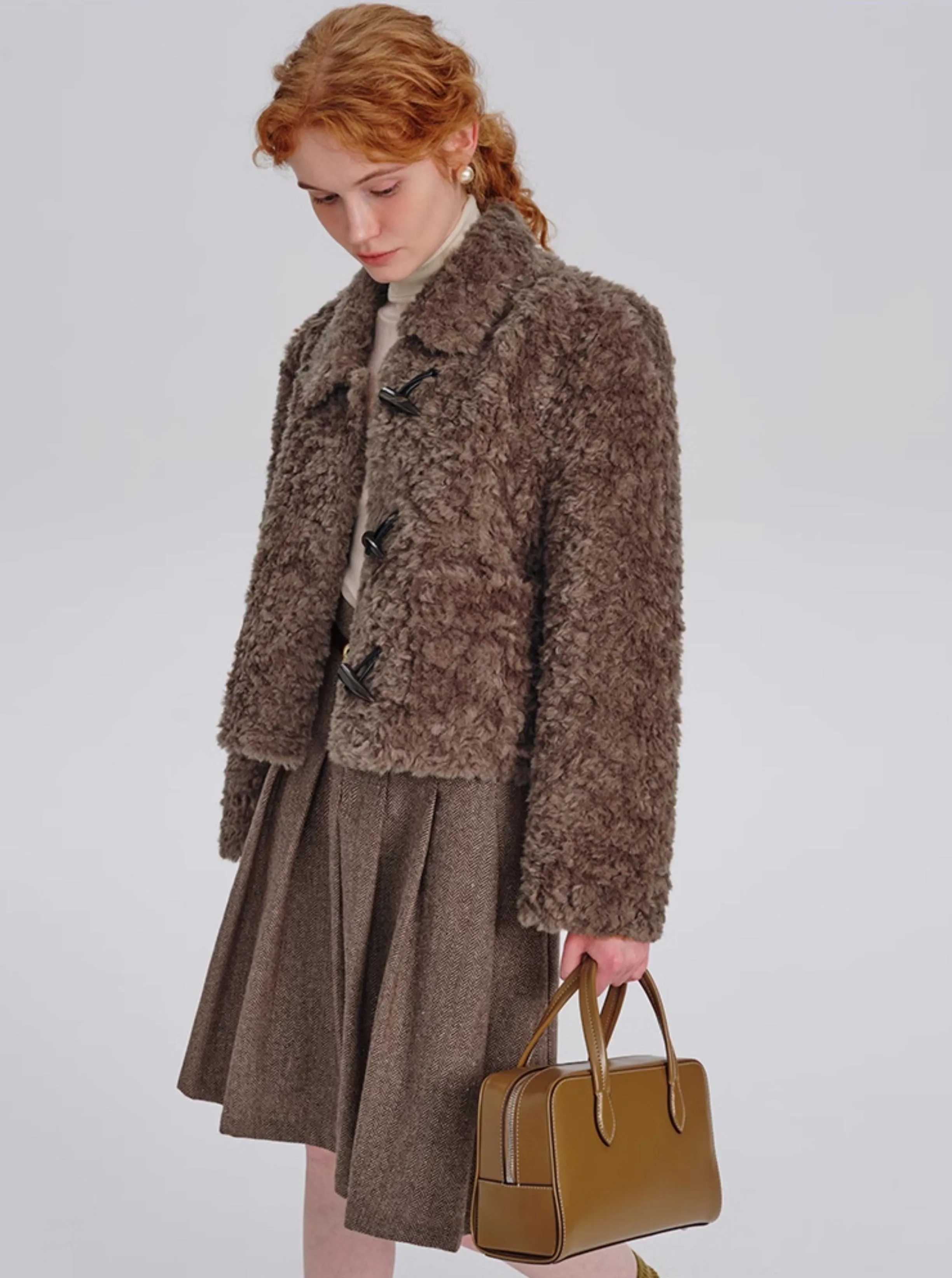 Lamb wool coat