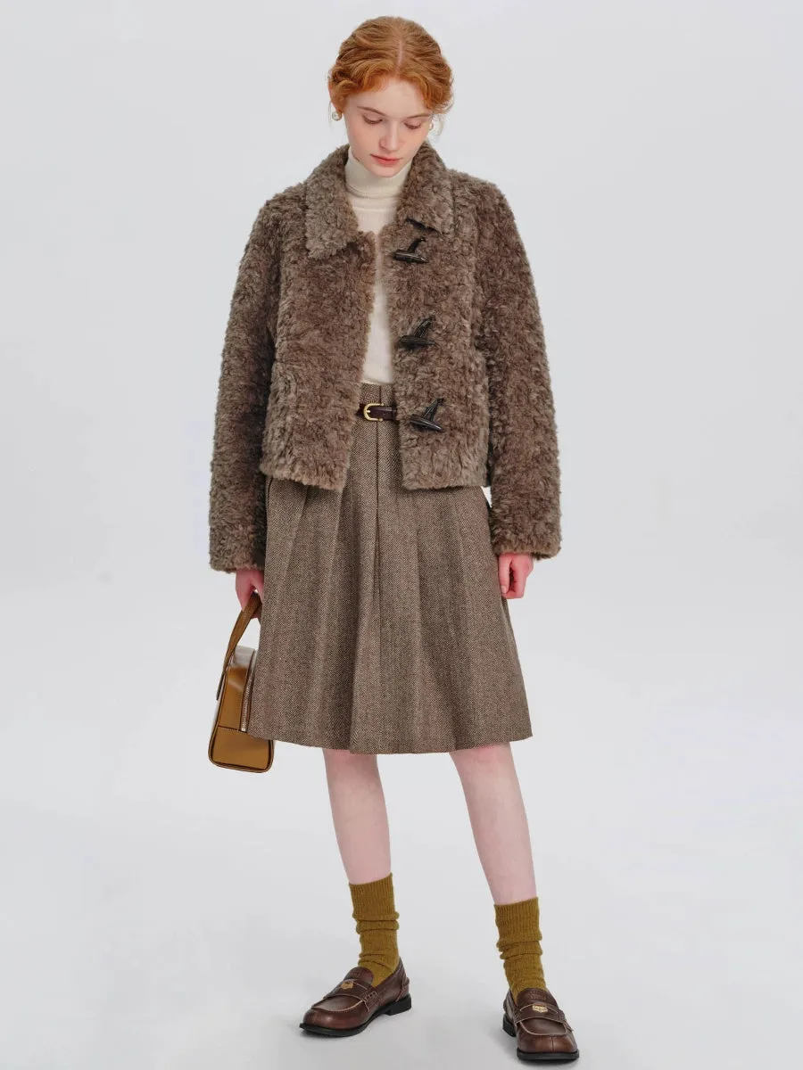 Lamb wool coat