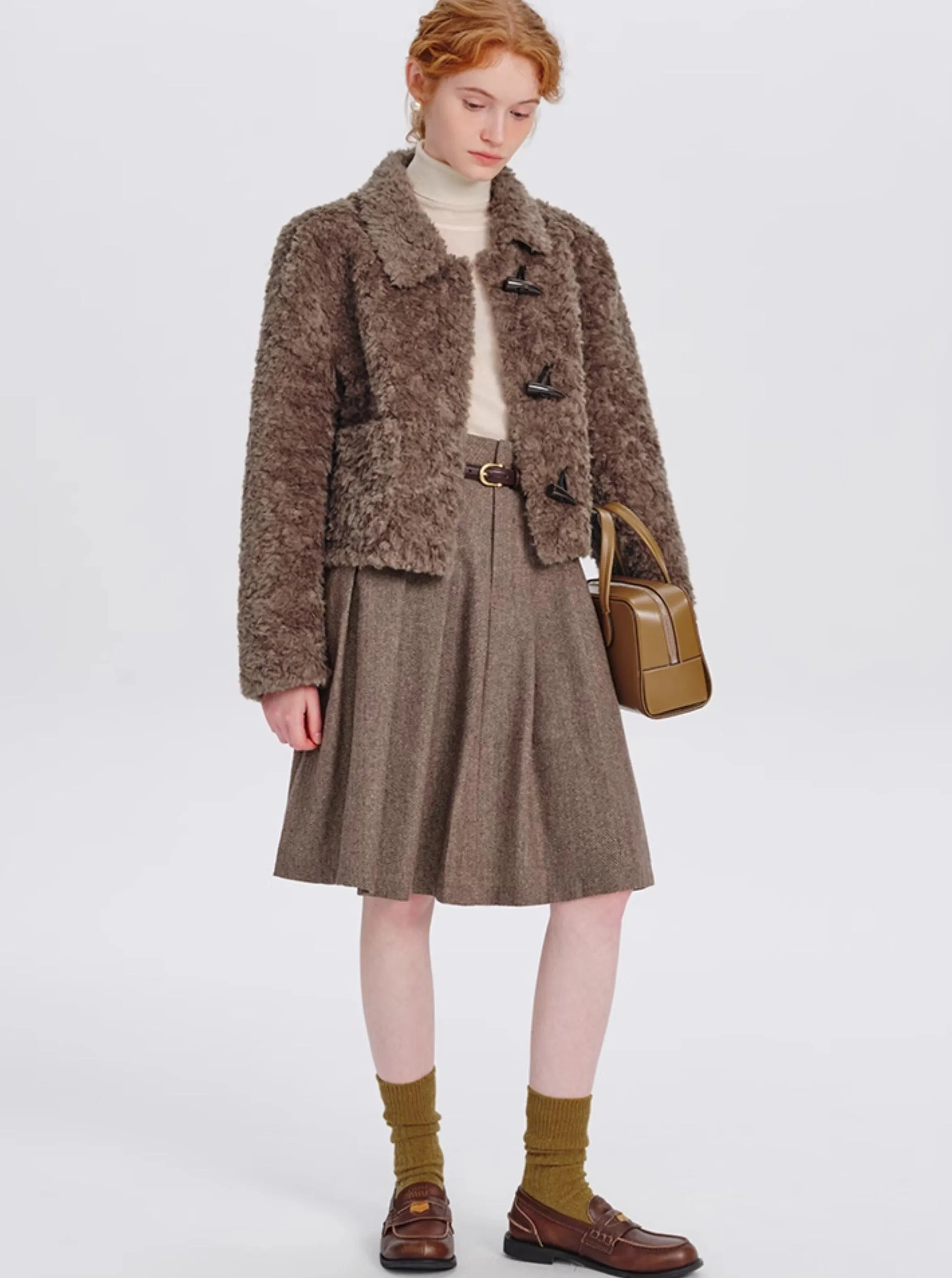 Lamb wool coat