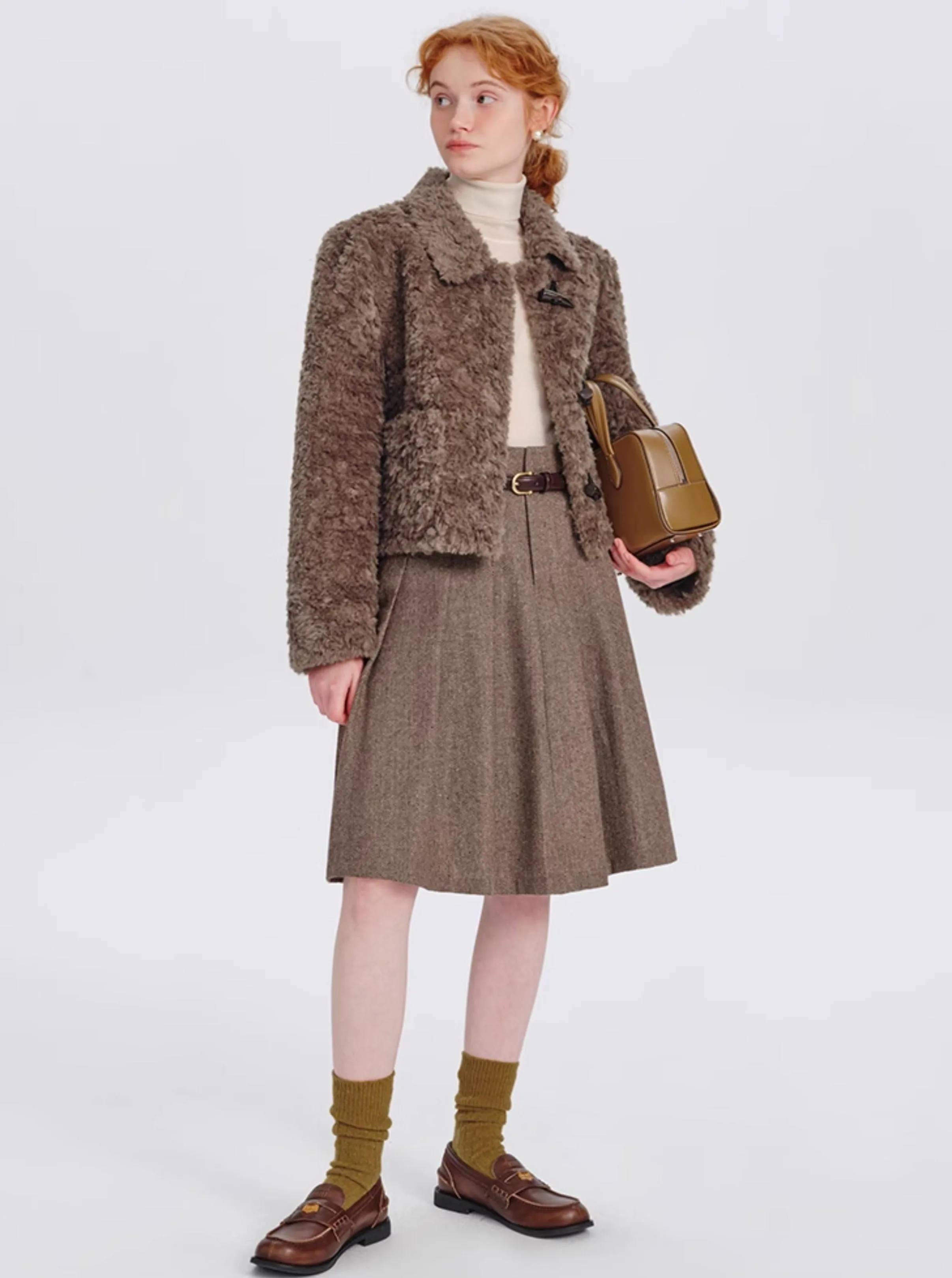 Lamb wool coat