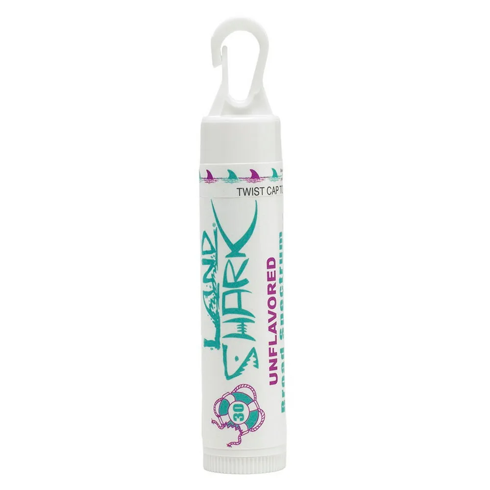 Land Shark SPF 30 Unflavored Broad Spectrum Lip Balm .15oz