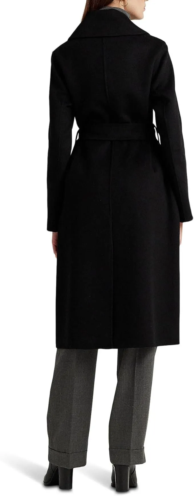 LAUREN Ralph Lauren Belted Wool-Blend Wrap Coat