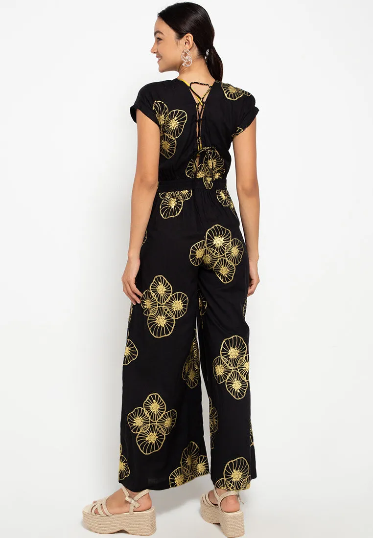 Lauretta Jumpsuit Gold Lotus