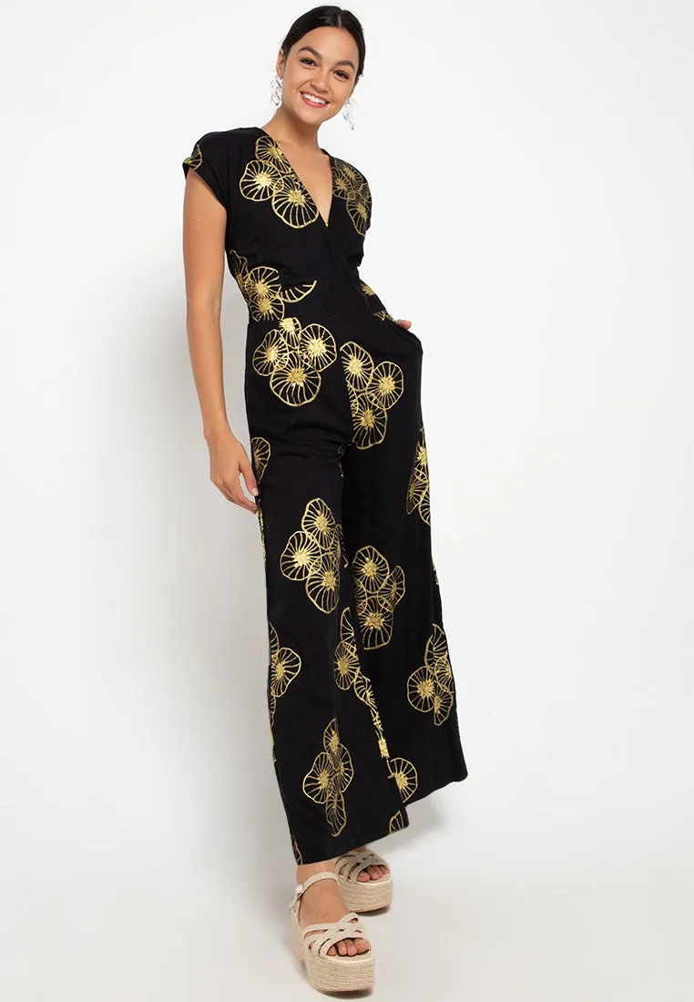 Lauretta Jumpsuit Gold Lotus