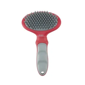 Le Salon Essentials Rubber Slicker Dog Brush - Large