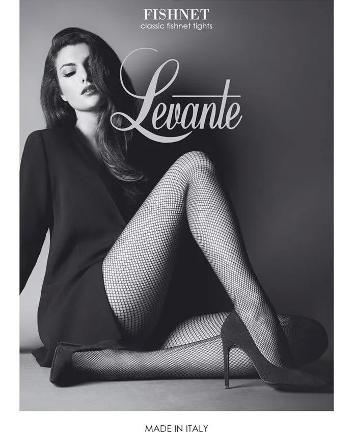 Levante Classic Fishnet Tights Cappucino