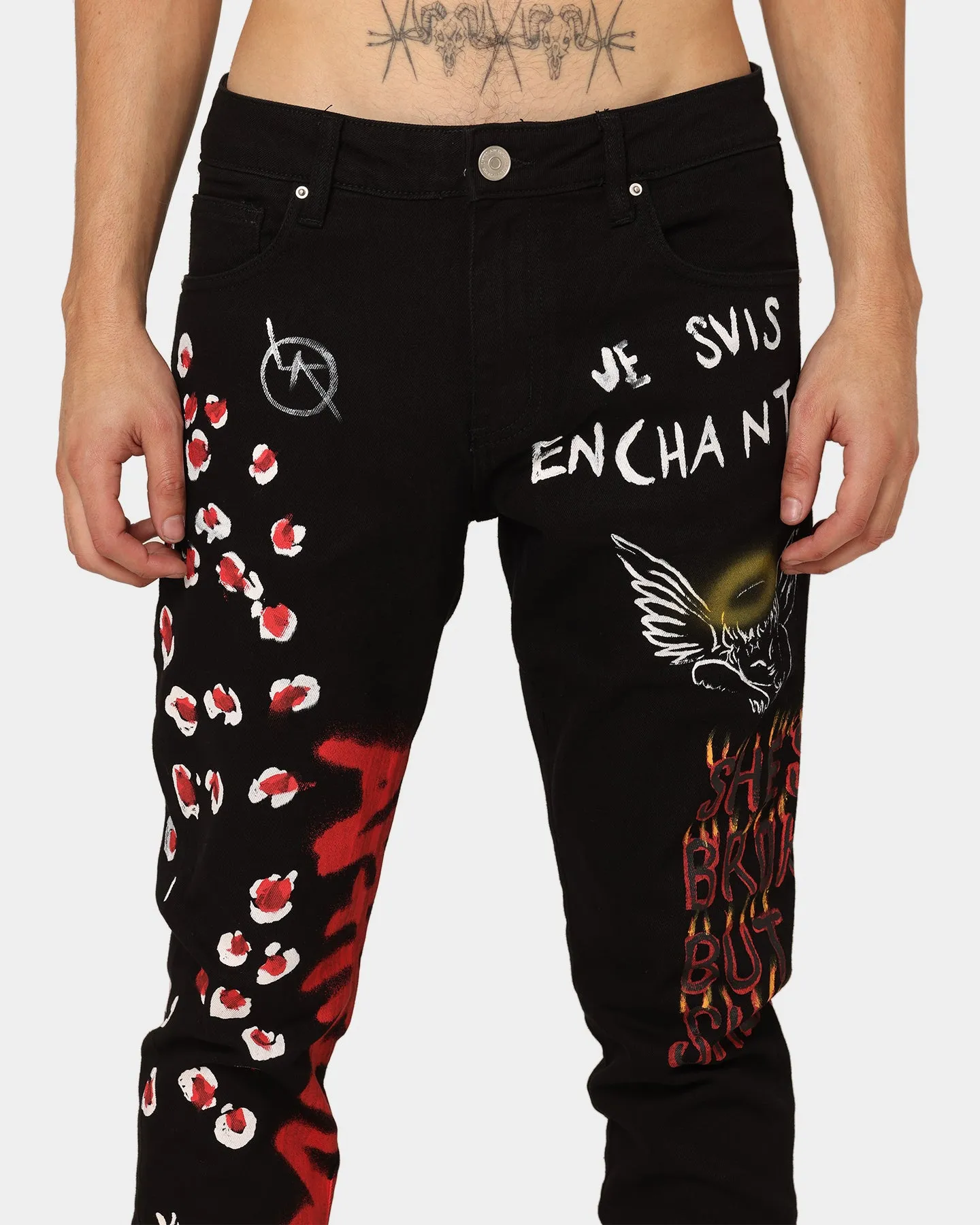 Lifted Anchors Detention Denim Jeans Black