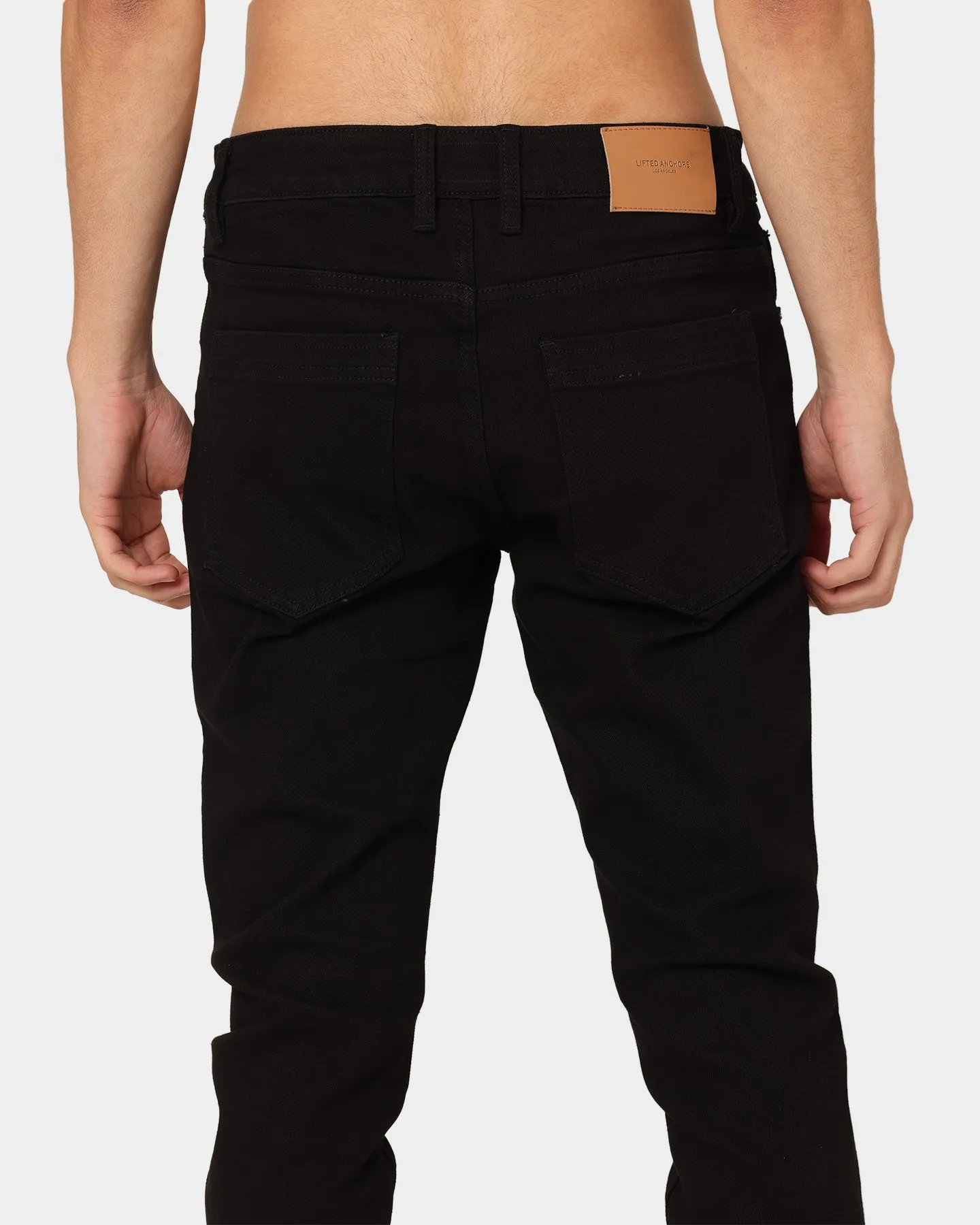 Lifted Anchors Tombstone Denim Jeans Black