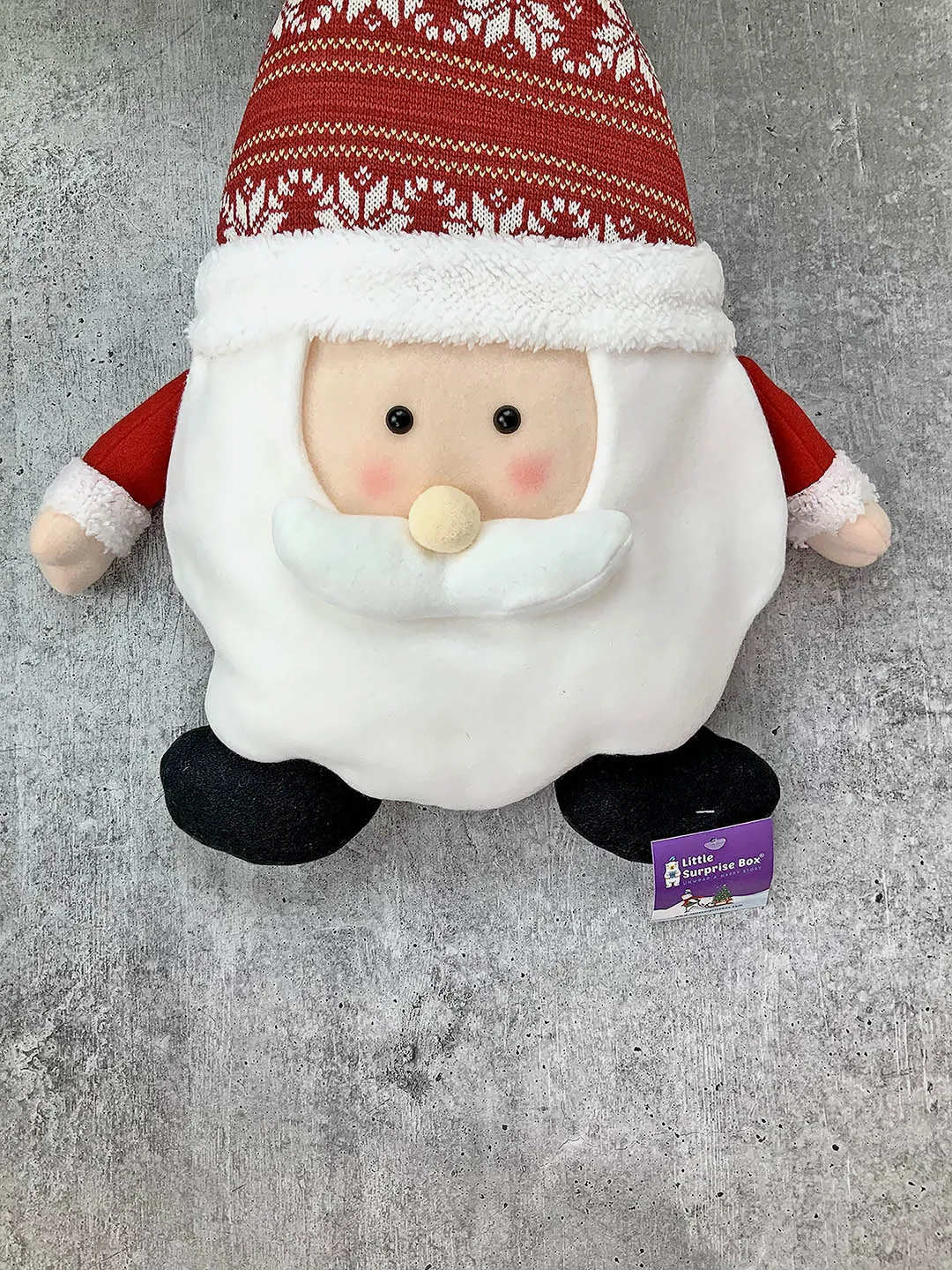 Little Surprise Box Fluffy Christmas Themed Pillow and Soft Toy for Christmas Home Décor