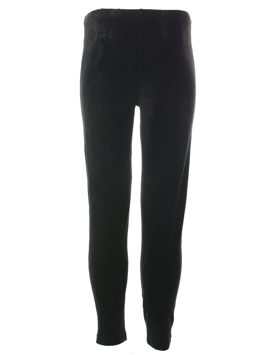 Liz Claiborne Black Velour Leggings - W27 L29