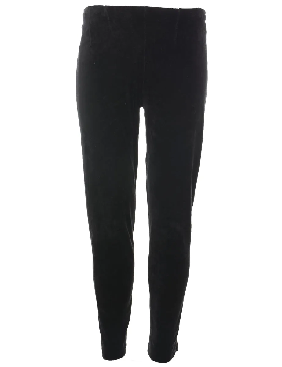 Liz Claiborne Black Velour Leggings - W27 L29