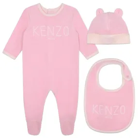 Logo Embroidered Babygrow Set