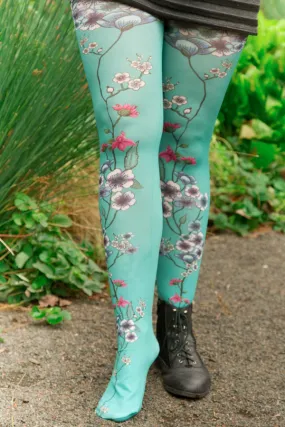 Mariette Bleue Printed Tights