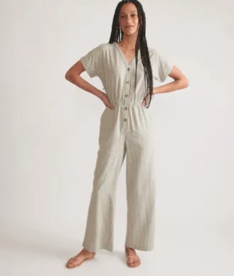 Marine Layer Women's Lia Wide Leg Jumpsuit