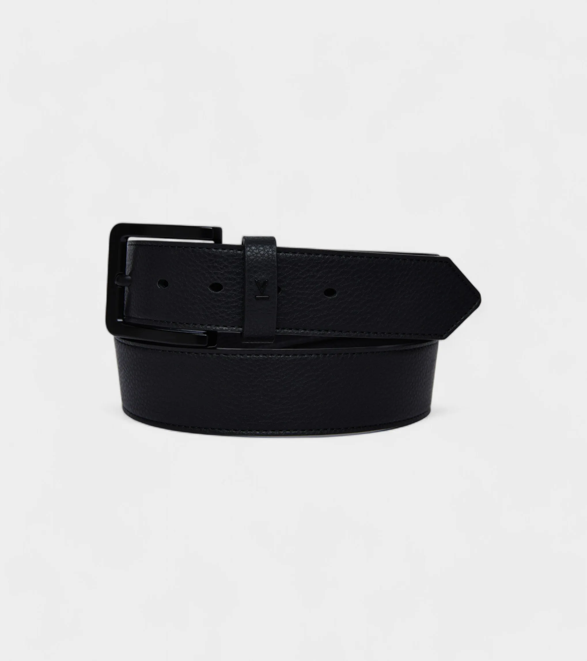 Marley Vegan Bio-Based Bamboo Classic belt in black