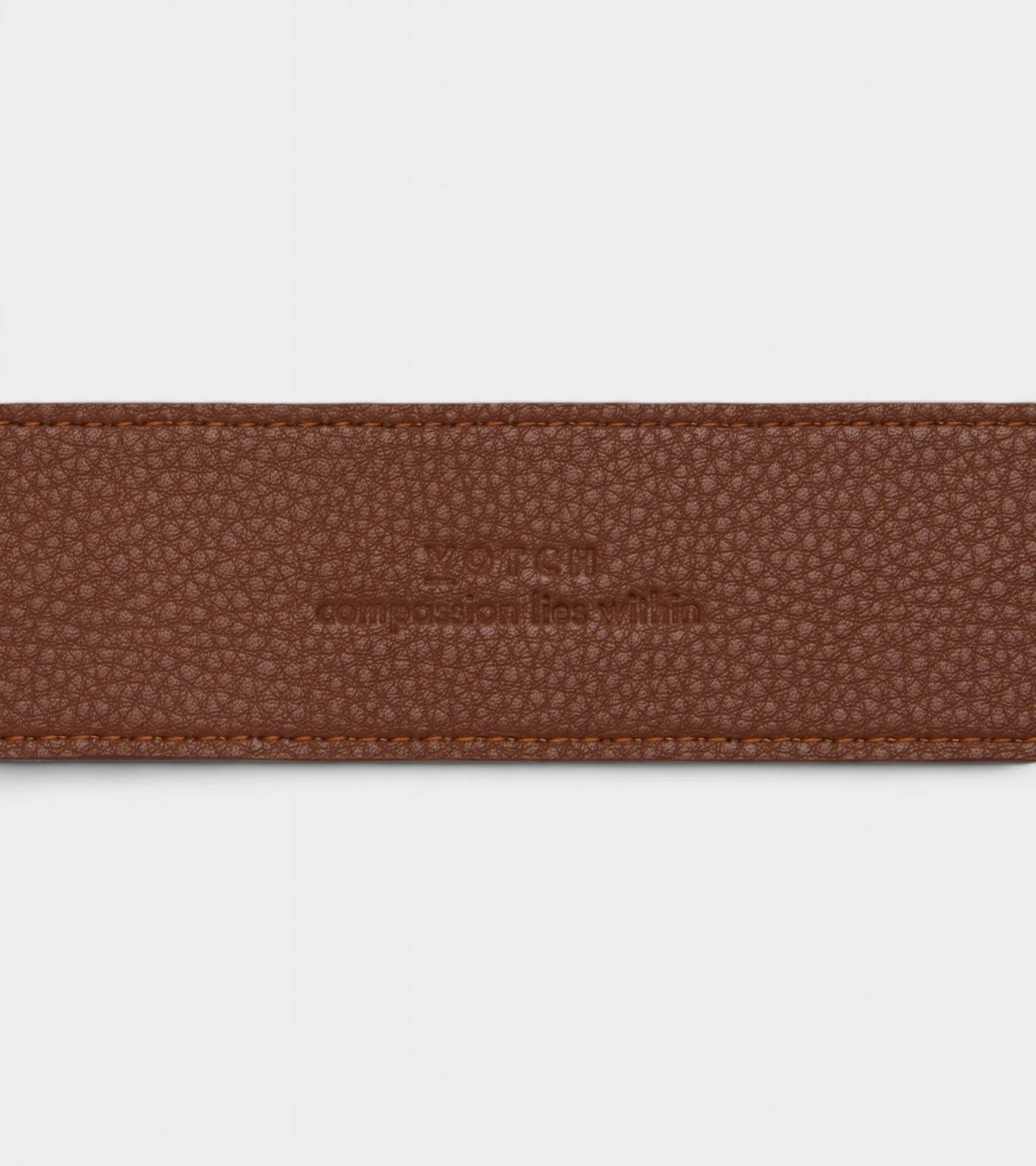 Marley Vegan Bio-Based Bamboo Classic belt in brown