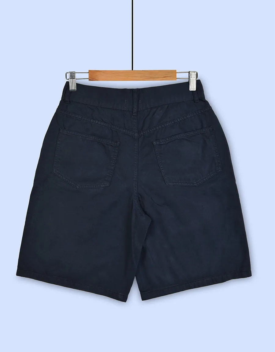 Men's Denim Jeans Shorts- Navy