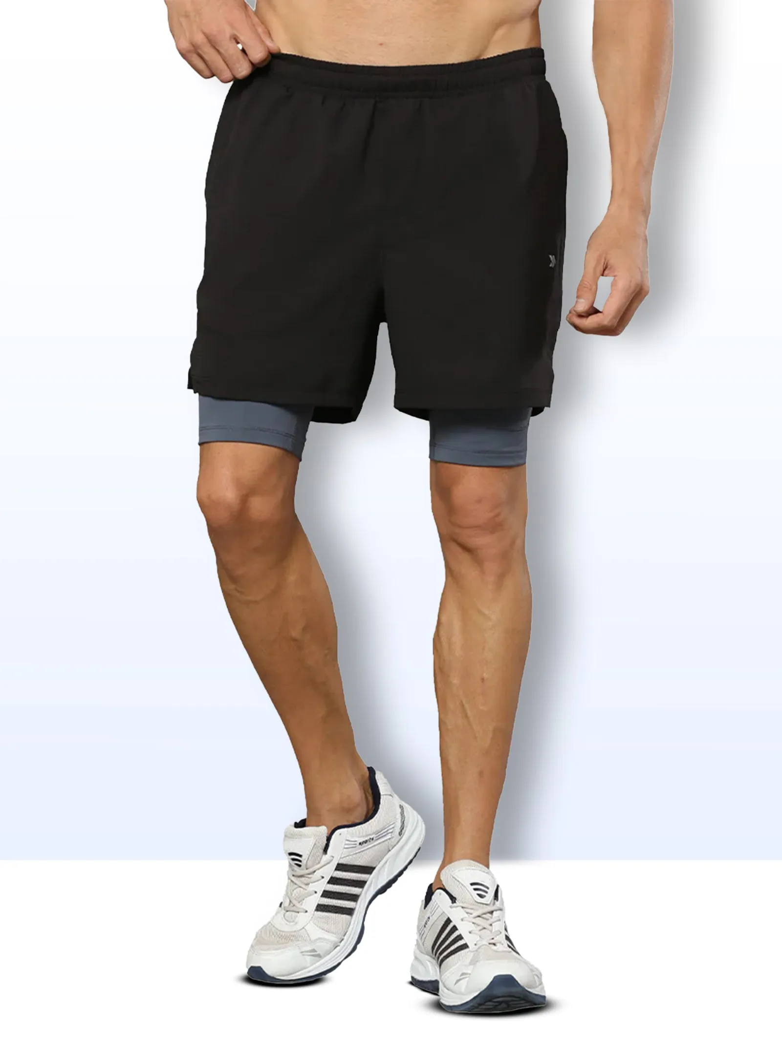 Men's Performance Workout Shorts with Inner Tights