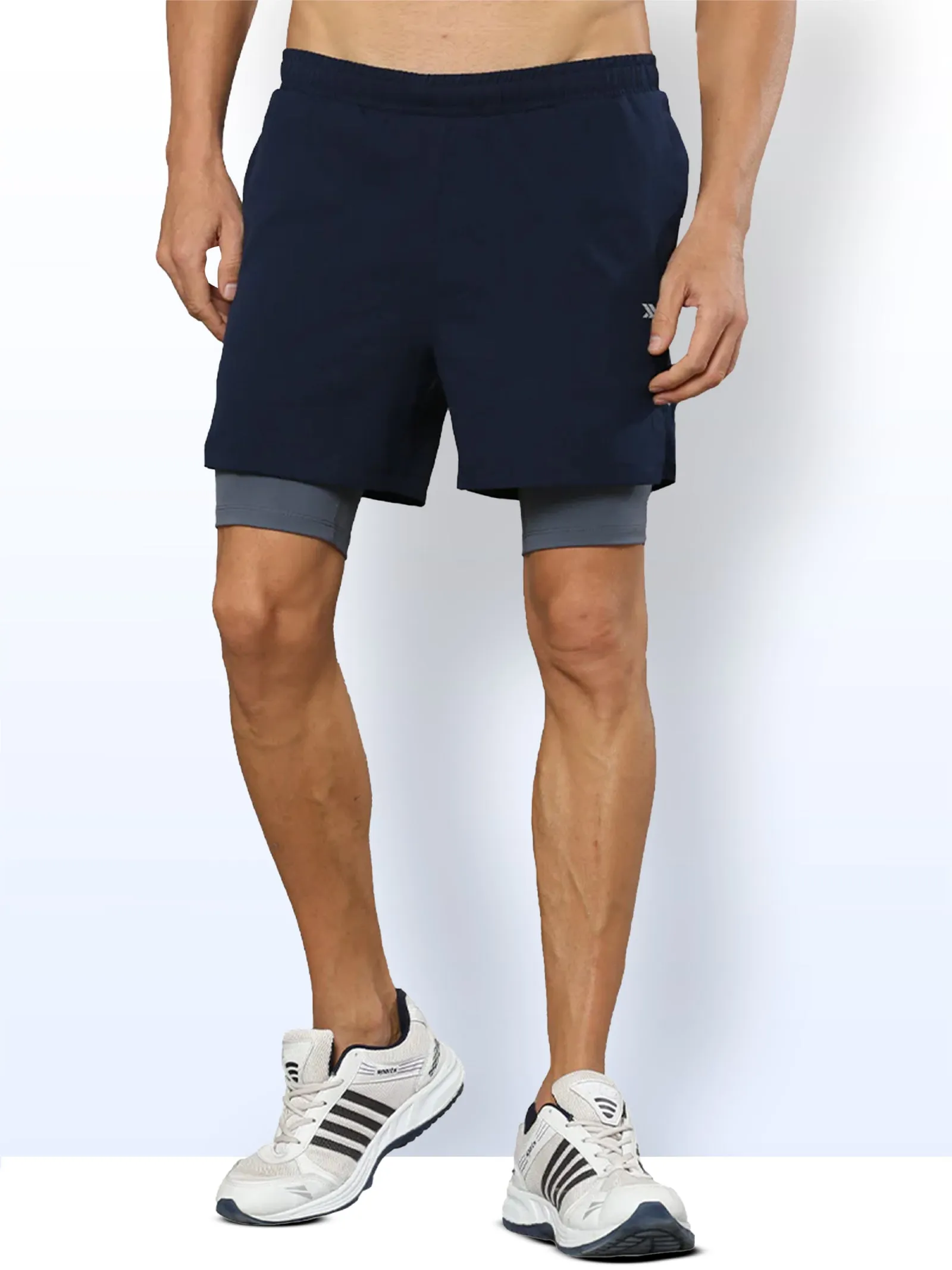 Men's Performance Workout Shorts with Inner Tights